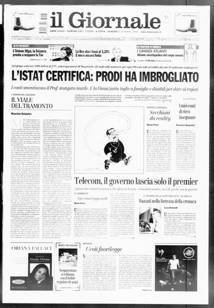 Il giornale : quotidiano del mattino